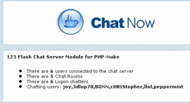 PHP-Nuke Chat Addon for 123 Flash Chat screenshot